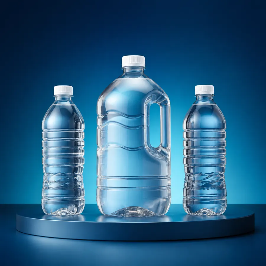 Presentaciones ilustrativas de la línea de agua alcalina premium